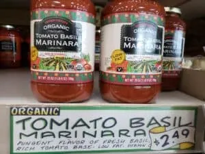 Organic Tomato Basil Marinara