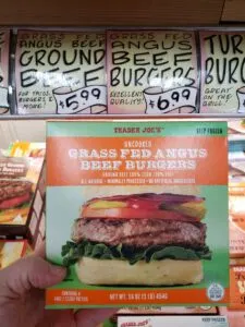 Uncooked Grass Fed Angus Beef Burgers