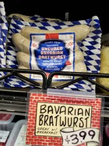 Uncured Bavarian Bratwurst