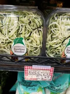 Spaghetti Style Zucchini Noodles