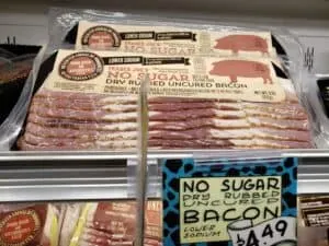 No Sugar Dry Rubbed Uncured Bacon