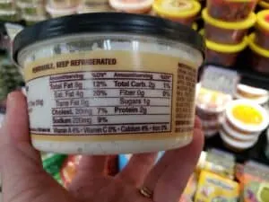 Bacon Cheddar Ranch Dip label