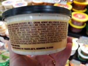 Bacon Cheddar Ranch Dip label