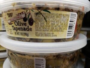 Olive Tapenade Traditional label