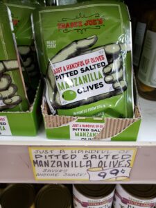 Pitted Salted Manzanilla Olives