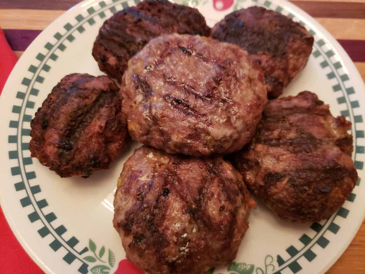 Low Carb BBQ Cheddar Burgers