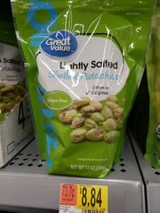 Great Value Lightly Salted Shelled Pistachios