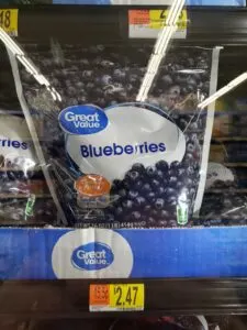 frozen blueberries