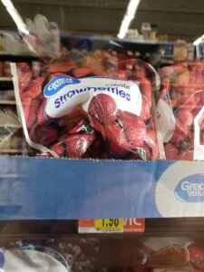 frozen strawberries