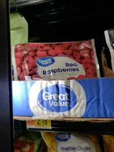 frozen raspberries