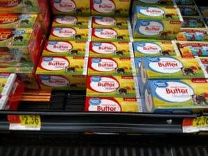 Great Value Butter; salted and unsalted