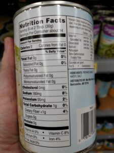 canned Sauerkraut label