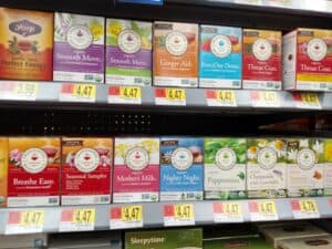 Traditional Medicinals teas in store