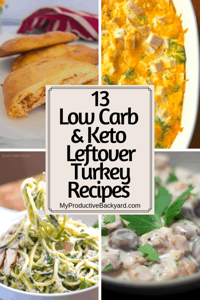 Low Carb Keto Leftover Turkey Recipes collage