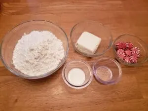 Easy Keto Peppermint Fudge ingredients