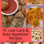 91 Low Carb Keto Appetizer Recipes Pinterest Pin