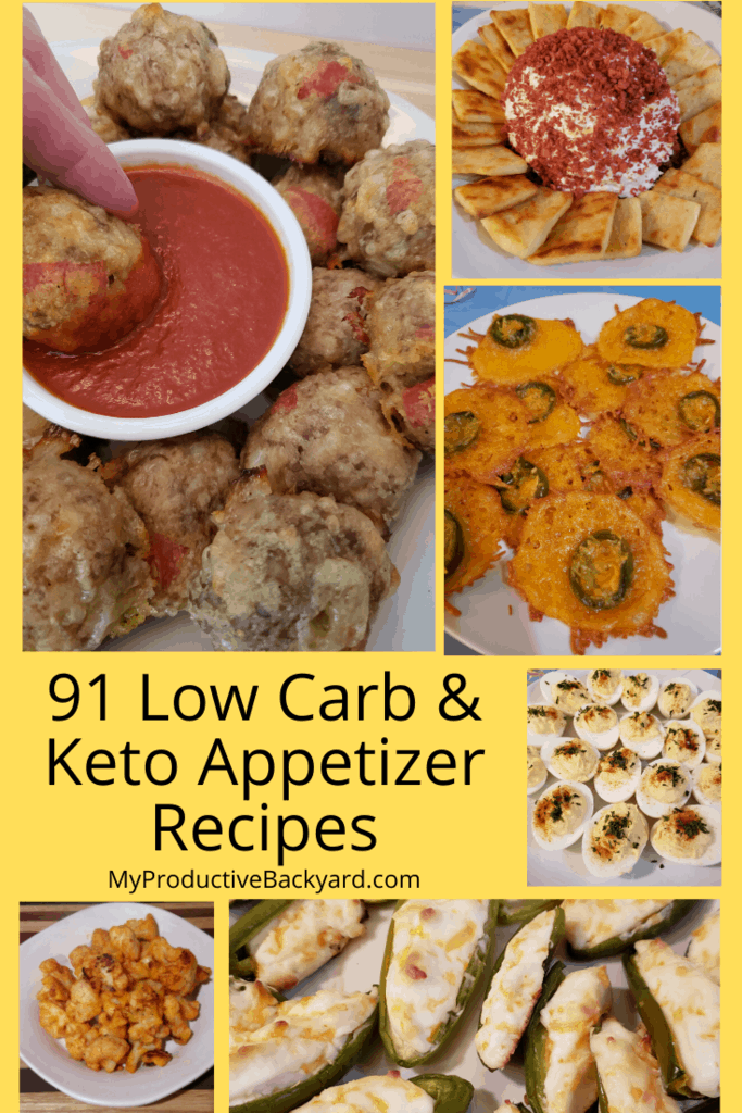 91 Low Carb Keto Appetizer Recipes - My Productive Backyard