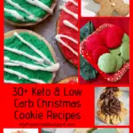 Keto Low Carb Christmas Cookie Recipes collage