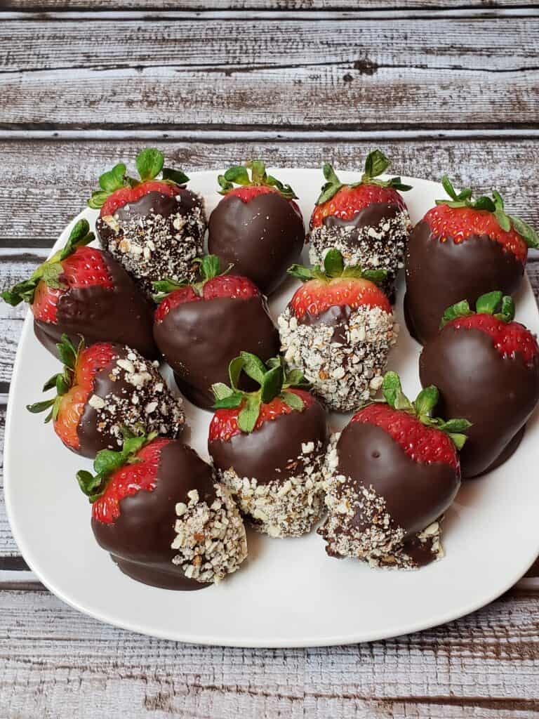 Keto Chocolate Covered Strawberries