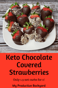 Keto Chocolate Covered Strawberries
