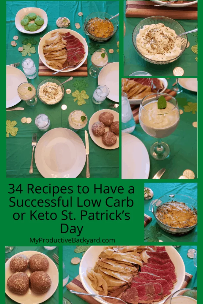 34 Recipes to Have a Successful Low Carb or Keto St. Patricks Day Pinterest pin