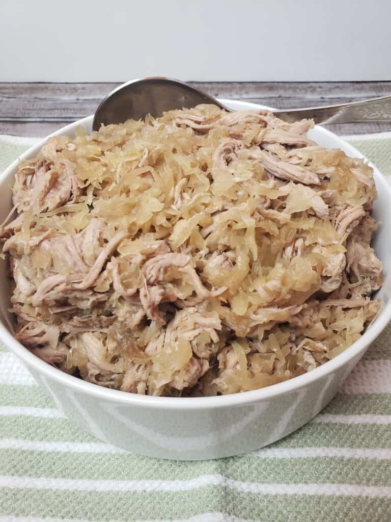 Crock Pot Pork and Sauerkraut