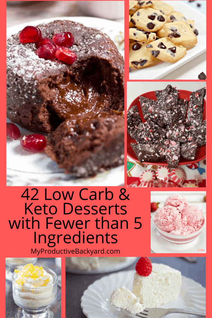 42 Low Carb Keto Desserts with Fewer than 5 Ingredients