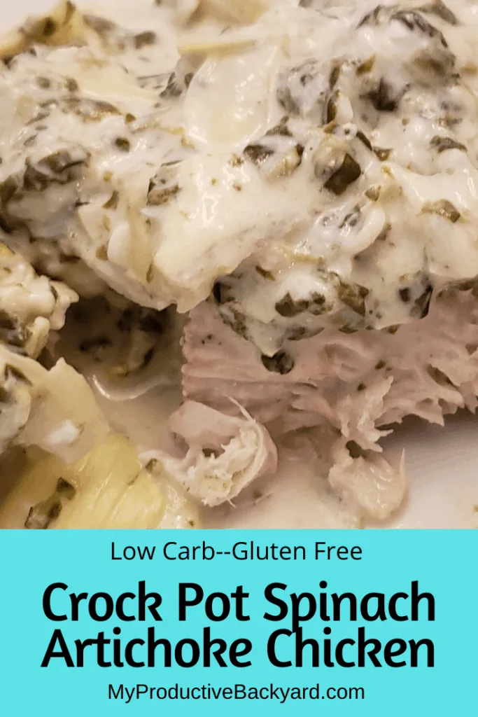 Crock Pot Spinach Artichoke Chicken