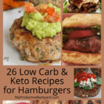 Low Carb Keto Recipes for Hamburgers collage