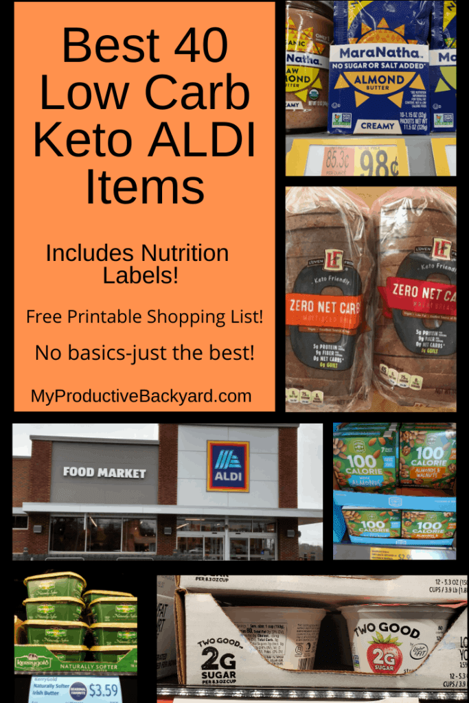 Best 40 Low Carb Keto Aldi Items Pinterest pin