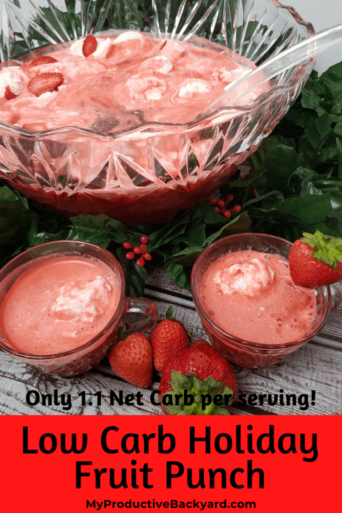 Low Carb Holiday Fruit Punch