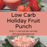 Low Carb Holiday Fruit Punch