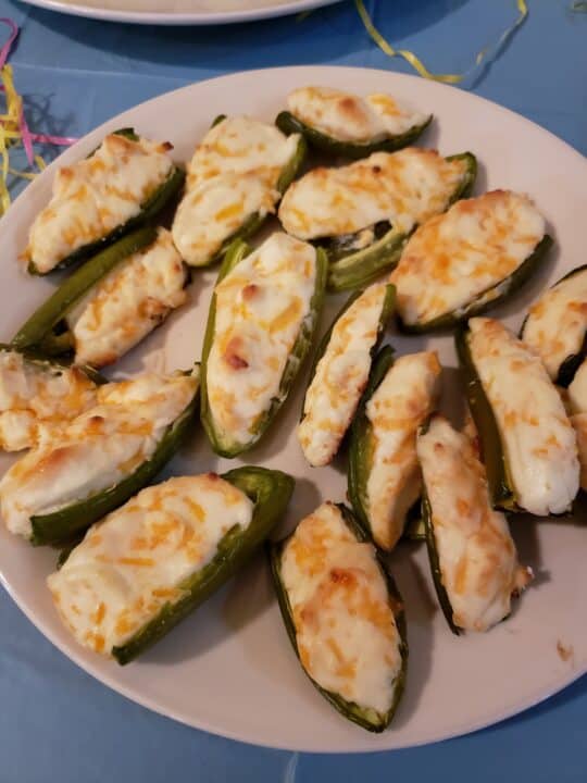 Low Carb Baked Jalapeno Poppers