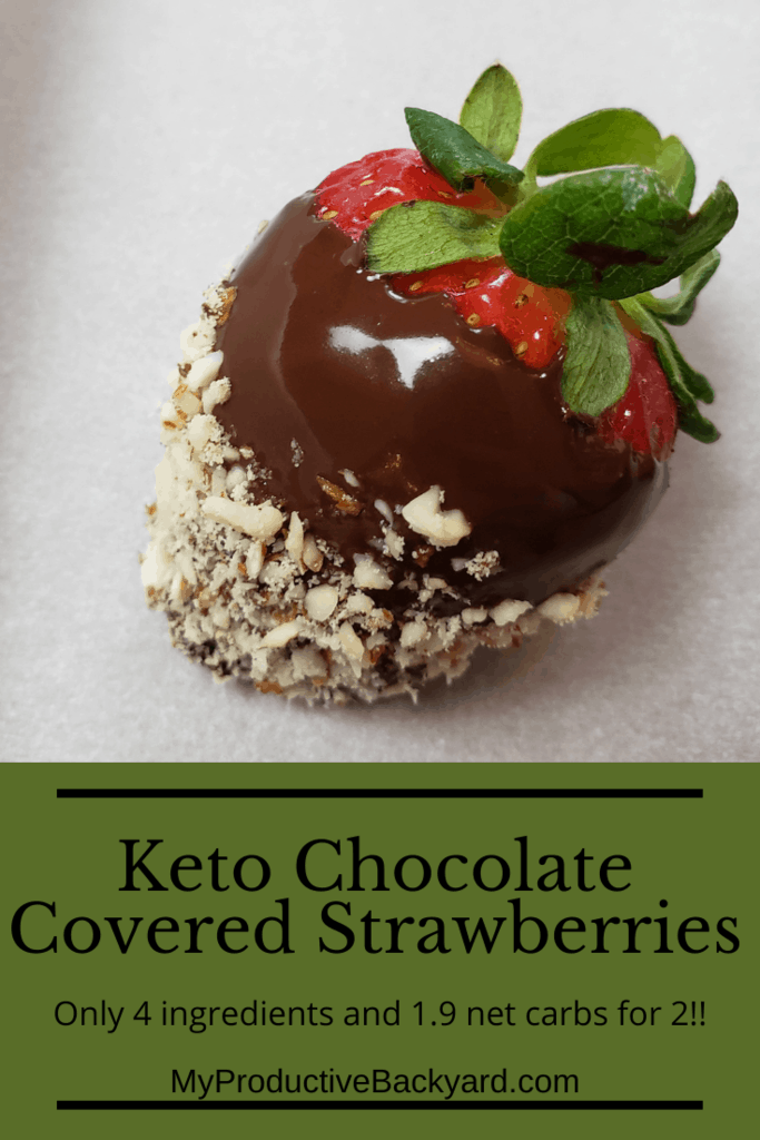 Keto Chocolate Covered Strawberries My Productive Backyard