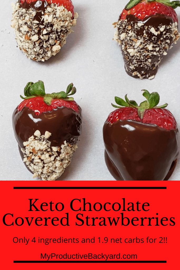 Keto Chocolate Covered Strawberries My Productive Backyard