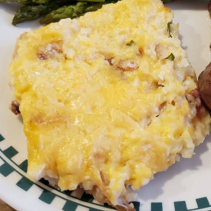 Twice Baked Cauliflower Casserole