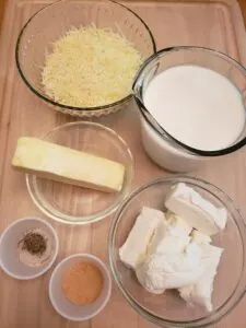 ingredients for  Easy Homemade Alfredo Sauce