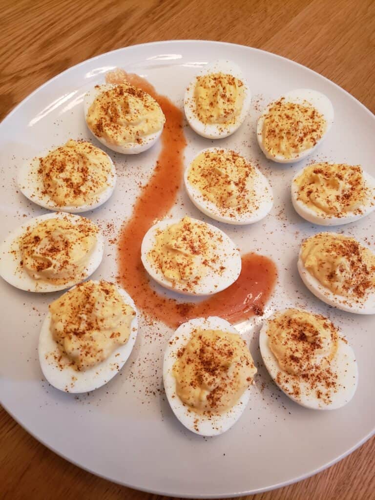 Spicy Keto Deviled Eggs