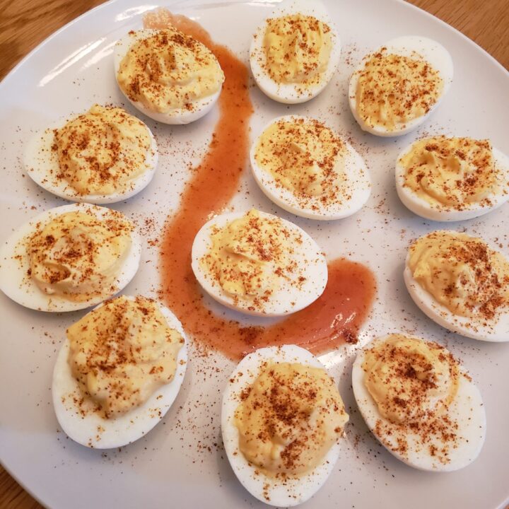 Spicy Keto Deviled Eggs