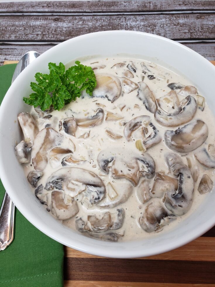 Creamed Mushrooms
