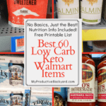 Best 60 Low Carb Keto Walmart Items Pinterest Pin
