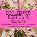 Deviled Red Beet Eggs Pinterest pin