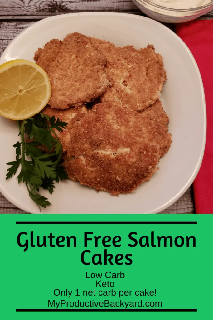 Gluten Free Salmon Cakes Pinterest pin