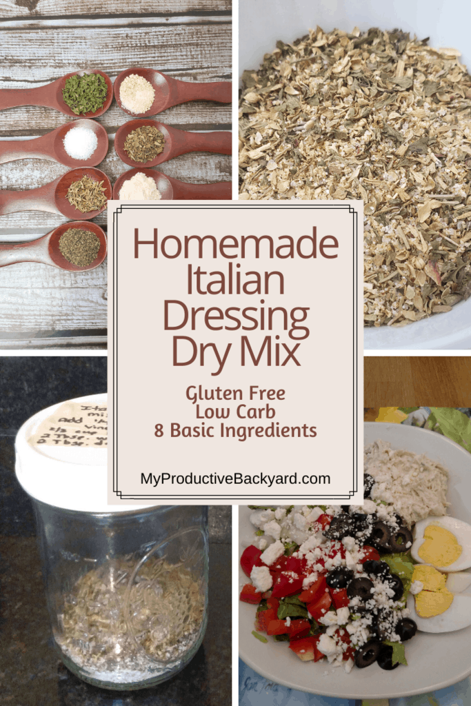 Homemade Italian Dressing Dry Mix - My Productive Backyard