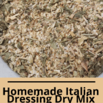 Homemade Italian Dressing Dry Mix Pinterest Pin