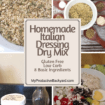 Homemade Italian Dressing Dry Mix Pinterest Pin