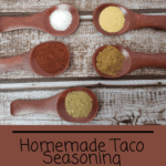 Homemade Taco Seasoning Pinterest pin