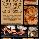 Hundreds of Low Carb Keto Camping Recipes and Ideas Pinterest pin