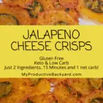 Jalapeno Cheese Crisps Pinterest pin