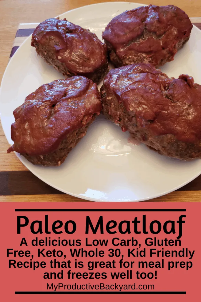 Paleo Meatloaf Pinterest pin